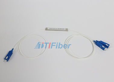 1X2 het Type van staalbuis PLC Splitser van de Vezel de Optische Kabel met de Schakelaar van Sc/PC-