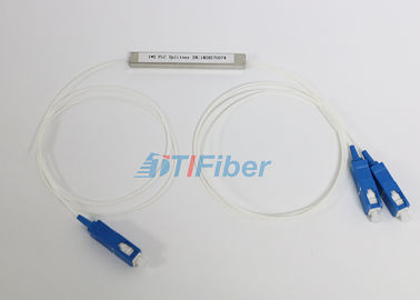 1X2 het Type van staalbuis PLC Splitser van de Vezel de Optische Kabel met de Schakelaar van Sc/PC-