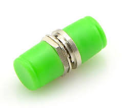Groene FC PC-optische vezelcommunicatie-adapter met sluitermetalen behuizing