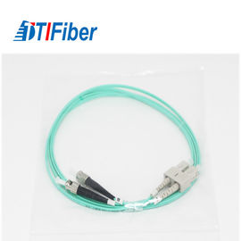 Sc-FC LSZH 2.0m Kabels van het Vezel de Optische Flard, Kabel van het Vezel de Optische Netwerk met Aqua