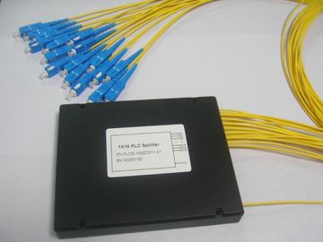 1×16 PLC Compacte optische vezelsplitser voor Passief Optisch Netwerk