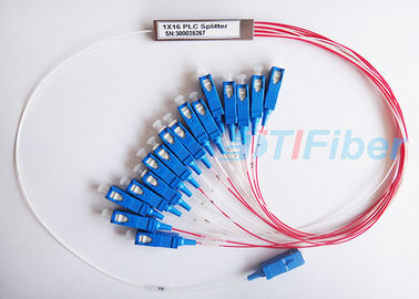 1X16 het Type van staalbuis Minivezel Optische PLC Splitser met de Schakelaar van Sc/APC