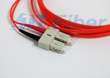 Sc/UPC aan van het de Vezel Optische Flard van LC/UPC het Duplex het Koordwijze conditioneren met G657A-kabel