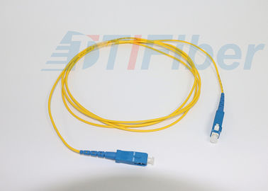 Van het de vezelflard van Sc/UPC Simplex het koord enige wijze voor FTTH-Netwerk, Aangepaste Lengte