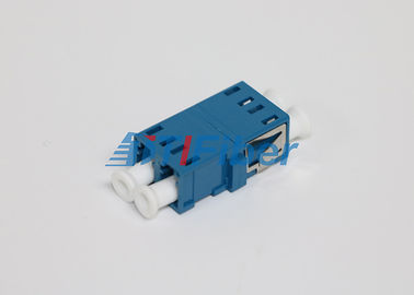 ABS Blauwe Kleur LC/APC Enige Vezel Optische Adapter, Hoog Terugkeerverlies