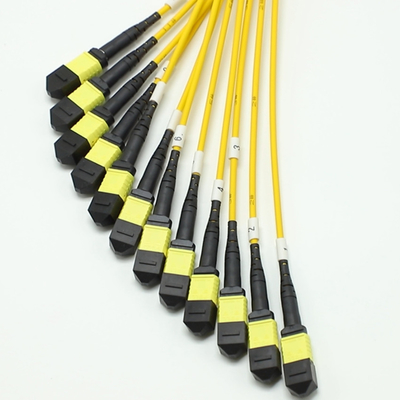 Low Loss MPO Fanout Cable Large Quantity Core 1M 144F SMG657A1 MPO APC naar MPO APC Breakout Fiber Optic Patch Cord