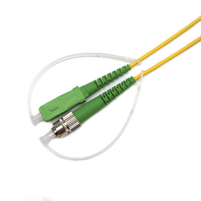 Nieuw Ontwerp Getest Singlemode Simplex 3 5 10M SC / APC - FC / APC FTTH OFNP Glasvezel Patchkabel