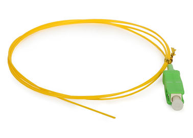 Optische APC van Sc van het toegangsnetwerk Simplexvezelvlecht met Gele de Vezel Optische Kabel van SM
