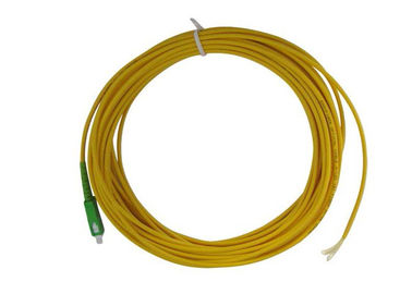 Optische APC van Sc van het toegangsnetwerk Simplexvezelvlecht met Gele de Vezel Optische Kabel van SM