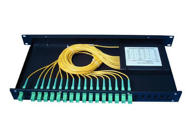 1×32 PLC Singlemode optische vezelsplitser met de Vezelschakelaars van Sc/APC