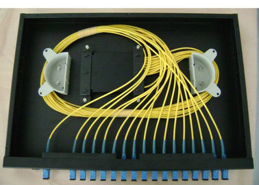 1*16 splitser van de vezel de optische kabel voor Rek Opgezette Vezel Einddoos