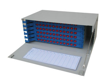 doos van de de Vezel de Optische Distributie van 72core 4U ODF met de Vezelvlechten en Adapters van FC/UPC