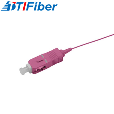 FTTH-Sc UPC 50/125 OM4 Multimode Violet Fiber Optic Pigtail