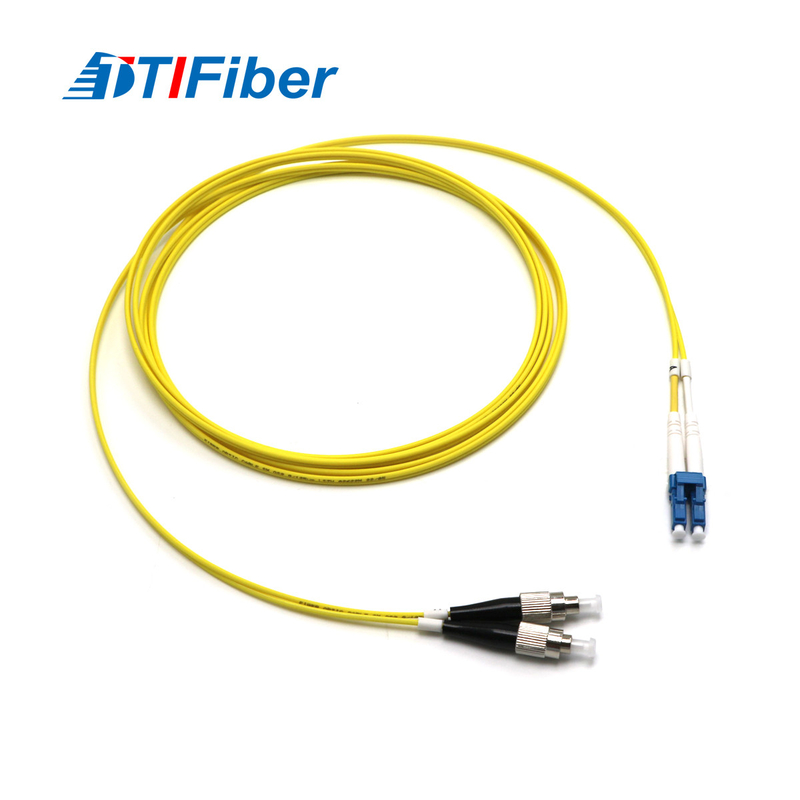 Koord FC/UPC van het vezel het Optische Flard - Singlemode Simplex de Vezel Optische Verbindingsdraad van LC/UPC SM